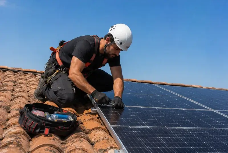 Maintenance et monitoring de panneaux solaires à Bellegarde-Marsal
