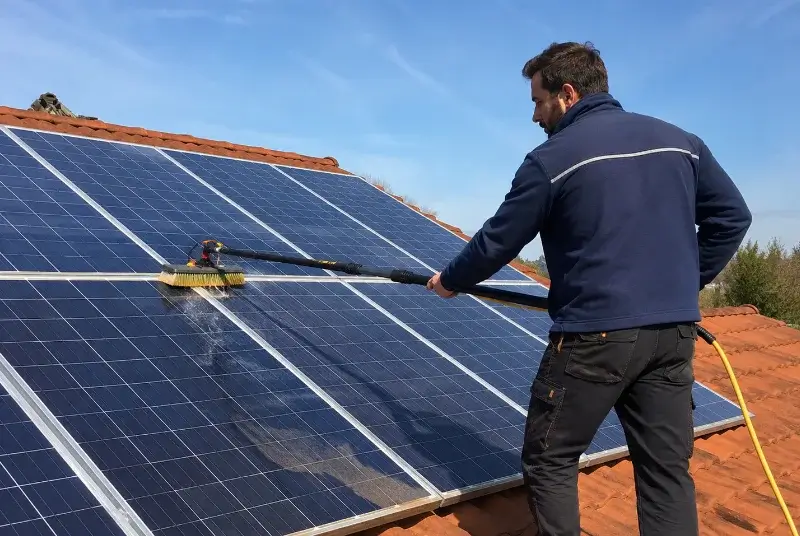 Nettoyage et entretien de panneaux solaires à Bellegarde-Marsal